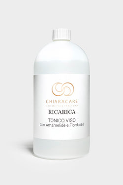 TONICO VISO all'Amamelide e Fiordaliso - RICARICA - 900 ml