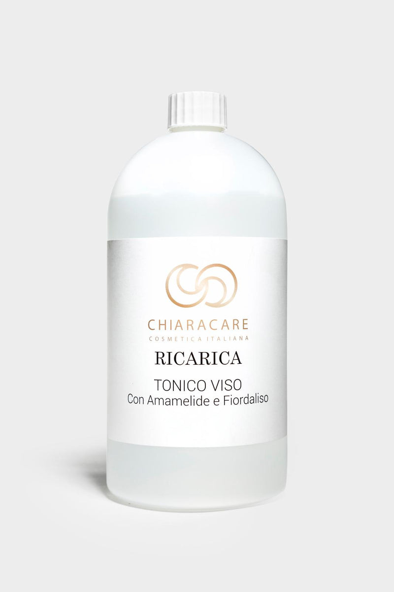 TONICO VISO all'Amamelide e Fiordaliso - RICARICA - 900 ml